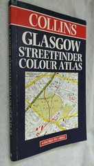 Collins Glasgow Streetfinder Colour Atlas, Map and Index. Paperback 2000