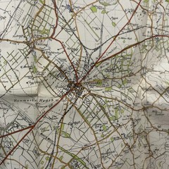CAMBRIDGE & ELY Ordnance Survey Paper Sixth Series 1946 Sheet 135 One Inch