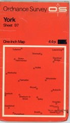 Ordnance survey maps 1 inch 90,96,97,102 Wensleydale Leeds & Bradford York Hudds