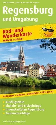 Freytag-Berndt Regensburg and the surrounding area (Map) (UK IMPORT)