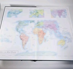The Great World Atlas DK Maps Terrain Models Satellite Images Hardcover & Case