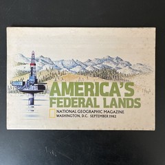 Vintage National Geographic America map bundle south illinois ohio federal utah