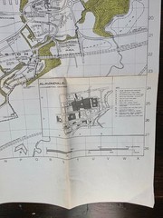 Livingston street plan and New town Progress Plan vintage map 1980