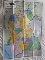 Map Of Province Sindh Pakistan