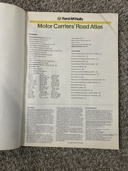 Rand McNally 1991 Vintage Motor Carriers’ Road Atlas (Paperback or Softback)