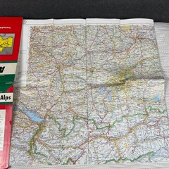 Alps Road Map European Alps