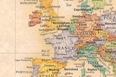 60*96cm 45*73cm Map Of The World Poster Educational School Wall Art Gift Decor