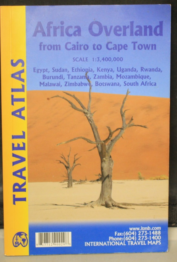 AFRICA OVERLAND: CAIRO TO CAPE TOWN ROAD ATLAS 2016 By Itmb Publishing