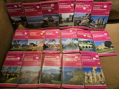 Ordnance Survey Landranger Maps, Lot of 18 – Ships from US!