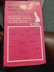 Denbigh And Colwyn Bay 116 Landranger Vintage Map ordnance survey