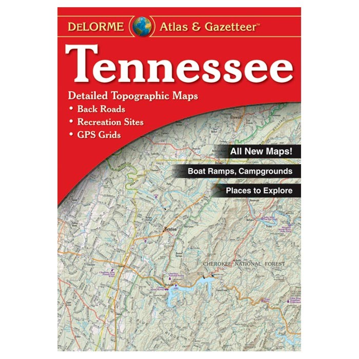 Delorme Tennessee Atlas & Gazetteer | Detailed Topographic Maps for Off-Road