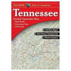 Delorme Tennessee Atlas & Gazetteer | Detailed Topographic Maps for Off-Road