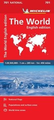 The World – Michelin National Map 701 by Michelin – 9782067170360
