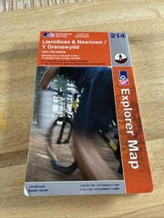 Ordnance Survey Map – Explorer – Llanidloes & Newtown – 2005 – Double Sided.