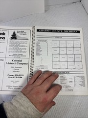 Gratiot County Michigan 1994/ 13th edition land Atlas and Plat book