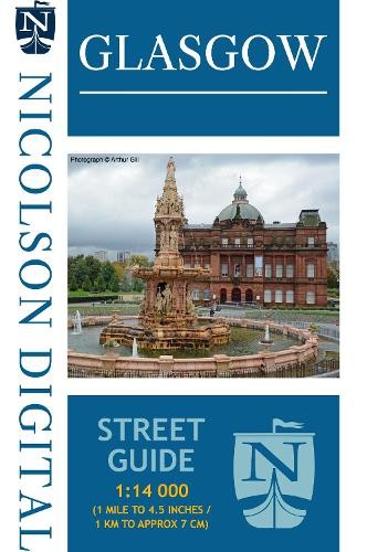 Nicolson Street Map Glasgow (Card Cover) (Map)