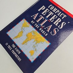 Compact Peters Atlas of the World Longman 1991 Hardback Book