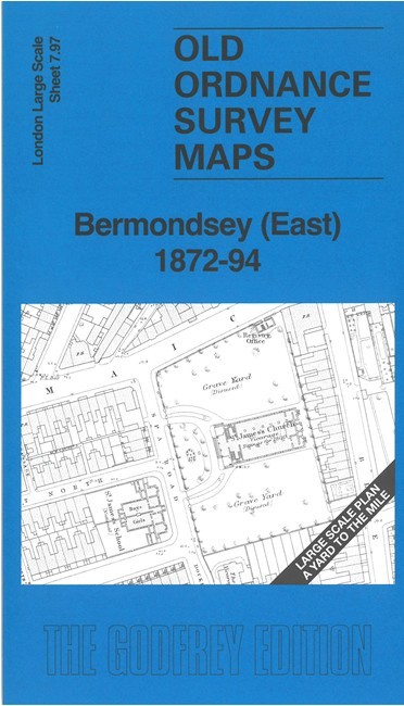 Bermondsey (East) 1872-94 London Large Scale 7.97 by Pamela Taylor