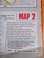 Vintage AA London Touring Map Inner Outer Theatreland Road Parking 1977 Tourist