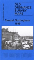 Central Nottingham 1899 by Alan Godfrey (Sheet map, folded)