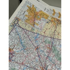 1993 Rand McNally Road Atlas Vintage US Canada Mexico Map Book Folder