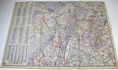 MOBILGAS Road Map NEW YORK & LONG ISLAND Guide North America History Travel