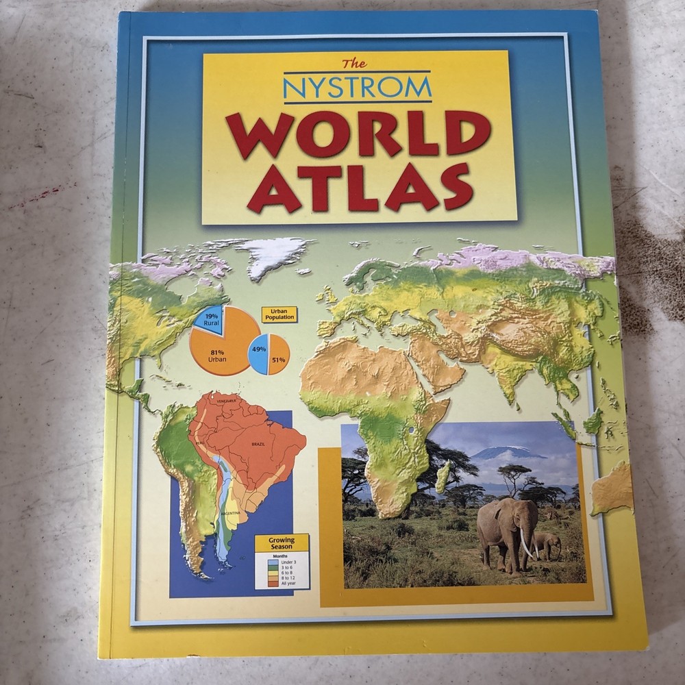 The Nystrom World Atlas: 2006 Laminate Paperback VG