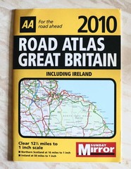 AA 2010 Road Atlas Great Britain including Ireland Map, Sunday Mirror, 2nd Ed.