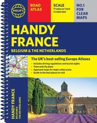 Philip’s Handy Road Atlas France, Belgium and The Netherlands by Philip’s Maps