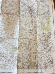 1956 Ordnance Survey One Inch Seventh Series Map 119 Stafford (incl Newport )