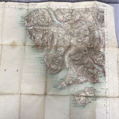 Ordnance Survey 1 Inch Coloured Edition Map 70 Minginish & District Scotland PS