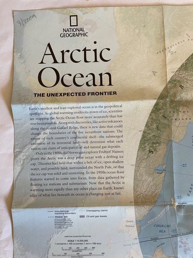 National Geographic :-Arctic Ocean The unexpected Frontier- Artctic Ice May 2009