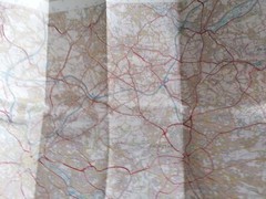 Ordnance Survey Landranger sheet 104 Leeds & Bradford 1:50,000 1st series