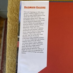 Railways Galore: Guide to Preserved Railways, Miniature Railways and… Hardback