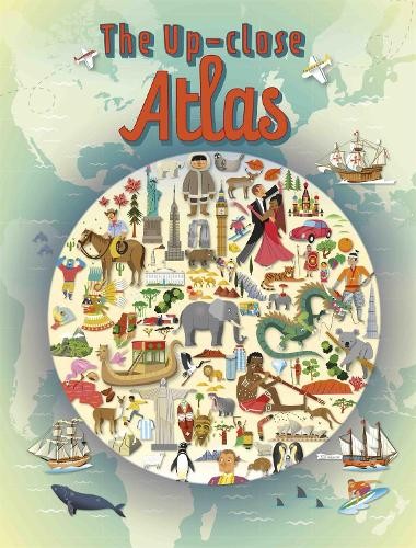 The Up-close Atlas by Rockett, Paul Hardback Book The Fast Free Shipping
