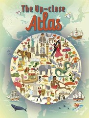 The Up-close Atlas by Rockett, Paul Hardback Book The Fast Free Shipping