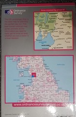 OS Ordanance Survey Landranger Maps No 89 ,90, 96 & 97.