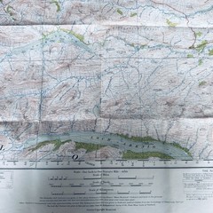 GLEN SHIEL & GLEN GARRY Ordnance Survey One Inch Sheet 41 Popular Edition 1947