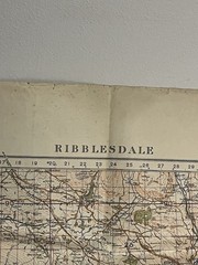 Ordnance Survey England And Wales Sheet 25 War Revision 1940 Ribblesdale