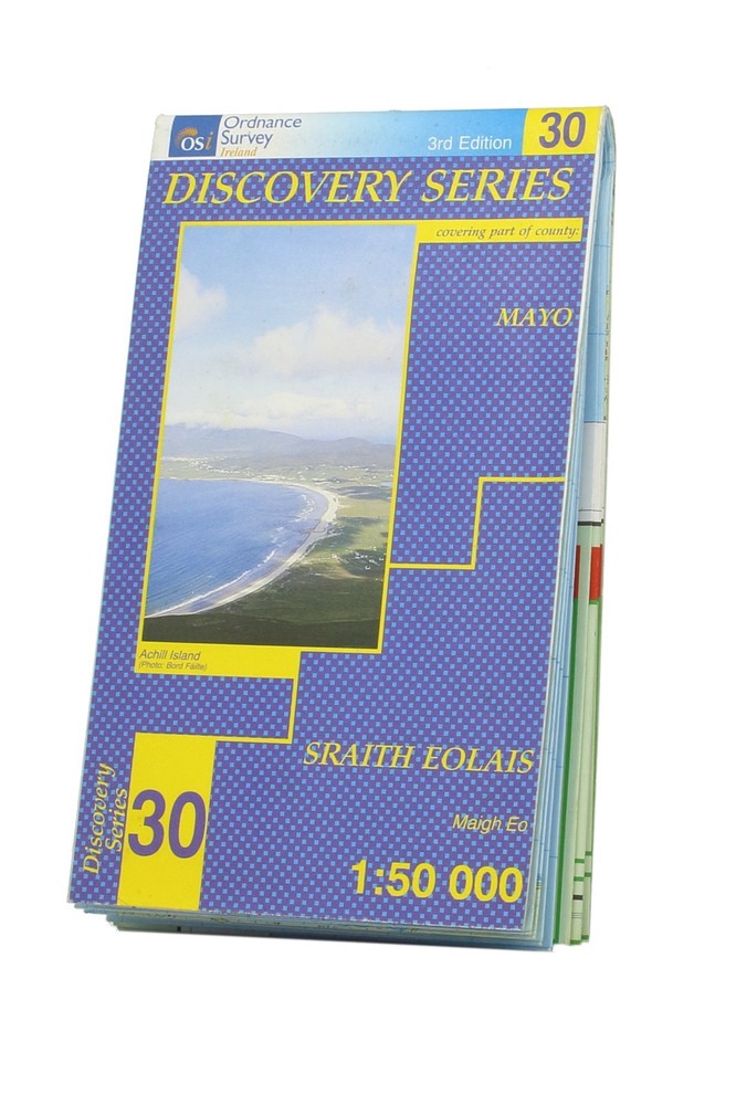 Ordnance Survey Ireland Discovery Series 30, covering part of Mayo, 1:50 000 Map