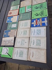 Vintage World Travel Maps Joblot 22 Various Countries