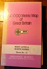 West Lewis & North Harris Ordance Survey Sheet 13 (special library ed) Scotland