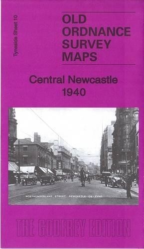 Anthea Lang Central Newcastle 1940 (Map) Old Ordnance Survey Maps of Tyneside