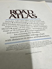 The North American 1981 ROAD ATLAS U. S., Canada, Mexico Gousha/Check-Chart