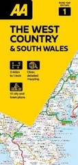 AA Road Map The West Country & South Wales (Map) (UK IMPORT)