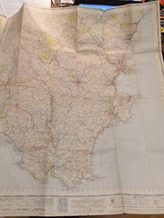 Ordnance Survey 1″ Sheet 188 Torquay (1929) linen & 176 Exeter (1930) paper