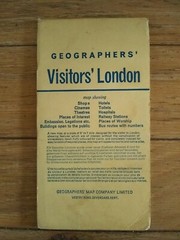 Antique Original Visitors London Map & Underground Map Geographers