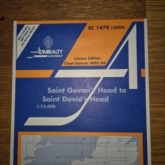 ADMIRALTY LEISURE Marine Chart SC 1478 Saint Govan’s Head to Saint David’s Head