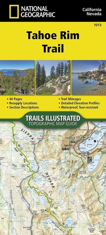 Tahoe Rim Trail Map (National Geographic Topographic Guide, No Results