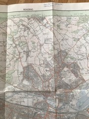 READING Pathfinder 1172 Ordnance Survey Map